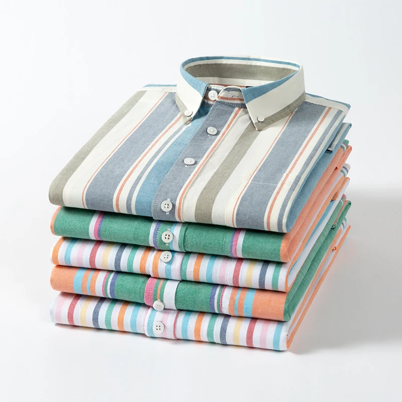 Oxford Cotton Casual Shirt Business - 2025 100% 면 옥스포드 셔츠 비즈니스